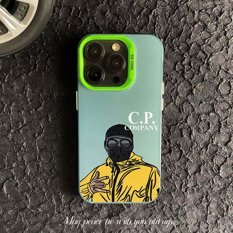 Luxury Designer Sports Mobile Phone Case UV Painting for iPhone 17 Pro Max 16 15 Plus 14 IMD Phone Cover for Cp Company