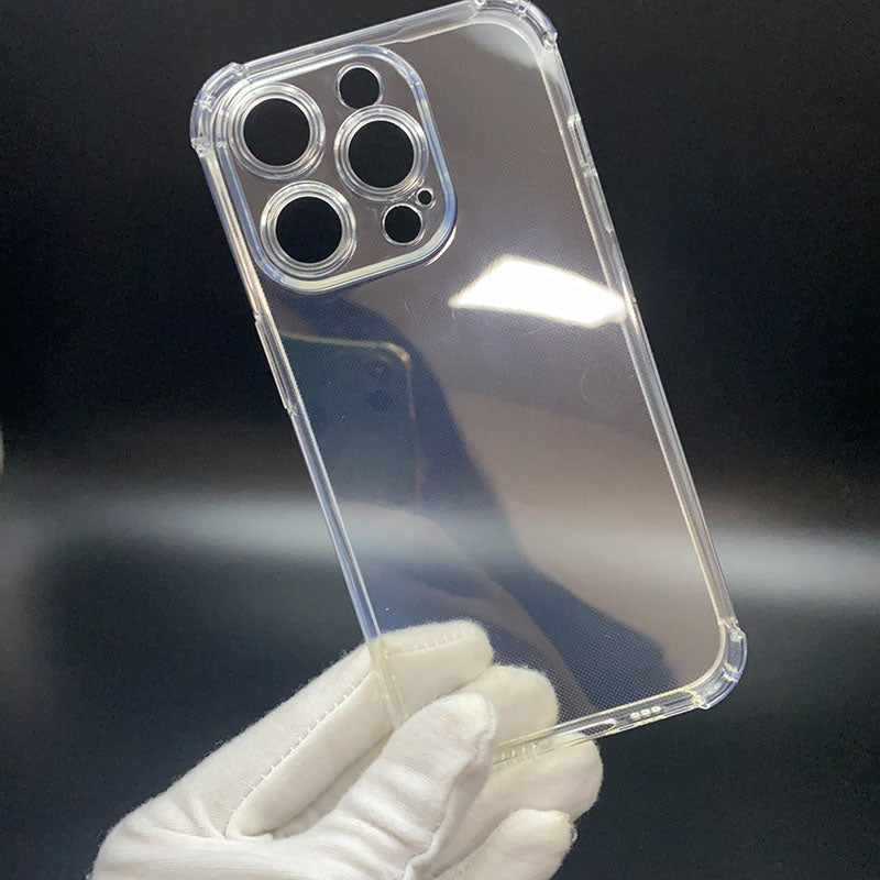 New Portable Phone Case for IPhone14 15 16 17 Modern Multifunctional Simple Shockproof Soft Transparent Clear Phone Case
