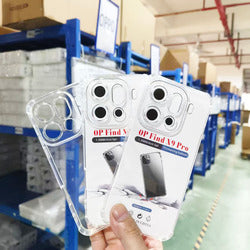 Soft TPU Shockproof Phone Cases for Oppo Find X9 X9Pro X8Ultra X8Pro X8S Sports Design Anti-Drop Transparent Phone Cover 1.5mm