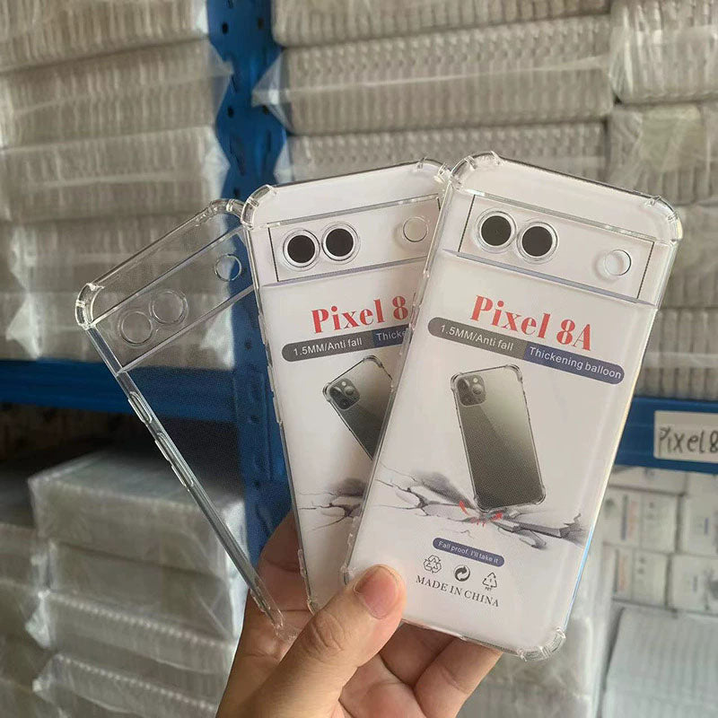 Minimalist Transparent Cover Anti Drop Soft TPU Dustproof Shockproof Phone Case Suitable for Google Pixel 8 8Pro 7 7Pro 6 6Pro