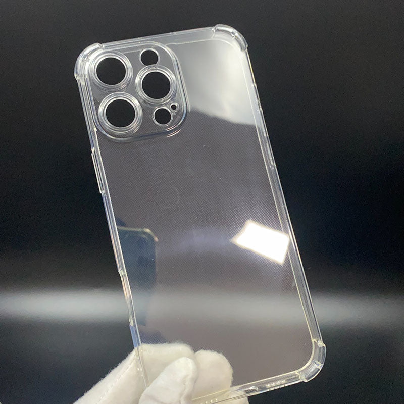 Transparent Soft TPU Mobile Phone Case for iPhone 16 Pro 16 Plus Fundas Clear Back Cover for iPhone 16 Pro Max 17ProMax 15proMax