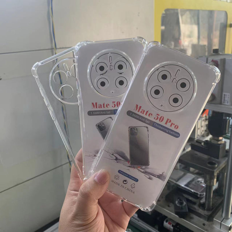 Flexible Transparent Phone Case 1.5 mm Anti Drop Soft TPU Dustproof Phone Cover Suitable for Huawei Mate80 Pro Mate 20