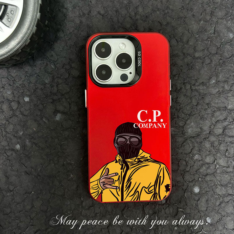 Luxury Designer Sports Mobile Phone Case UV Painting for iPhone 17 Pro Max 16 15 Plus 14 IMD Phone Cover for Cp Company