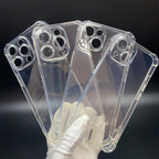 New Portable Phone Case for IPhone14 15 16 17 Modern Multifunctional Simple Shockproof Soft Transparent Clear Phone Case