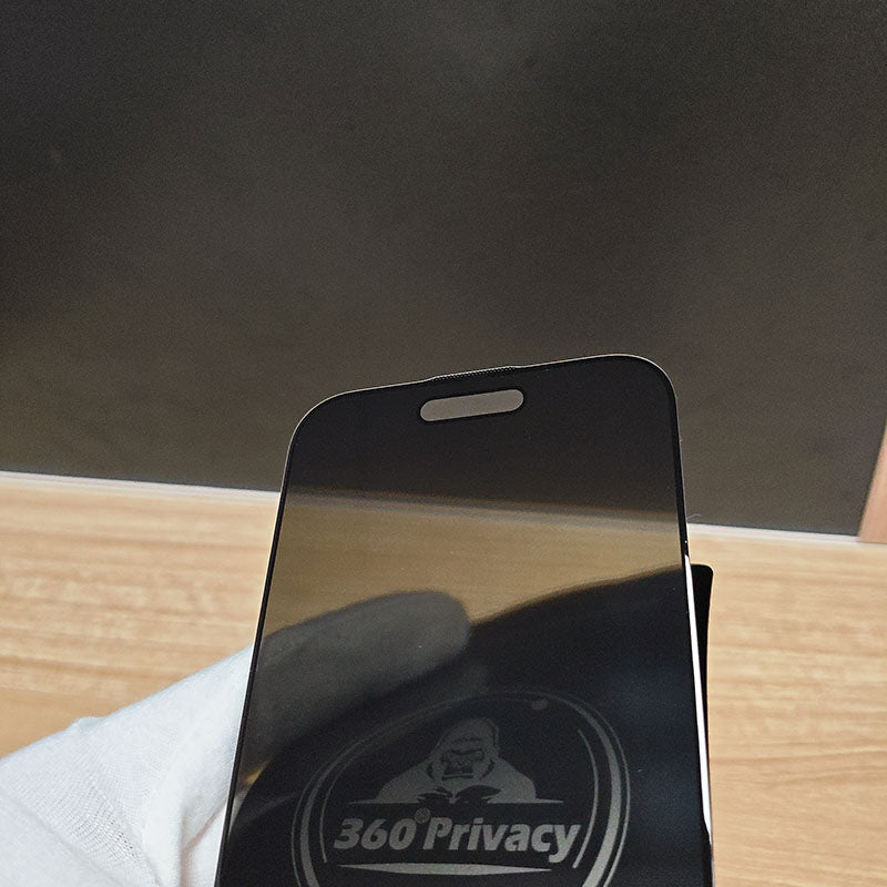 Hot New Product for iPhone 17 16 15 ProMax 360° Privacy Glass ESD Black Kingkong for iPhone 17 Air Screen Protector Anti-shock