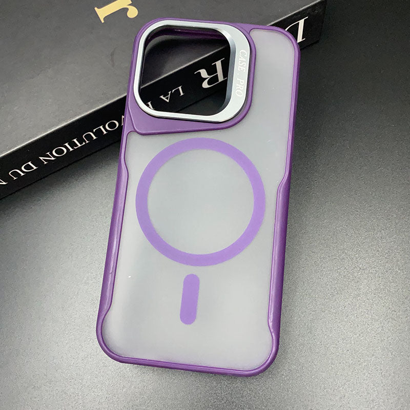 Factory Supply Phone Cover Wireless Charge Magnetic Ring for iPhone 17 16 15 14 13 New Series Shockproof Lens Holder Phone Case