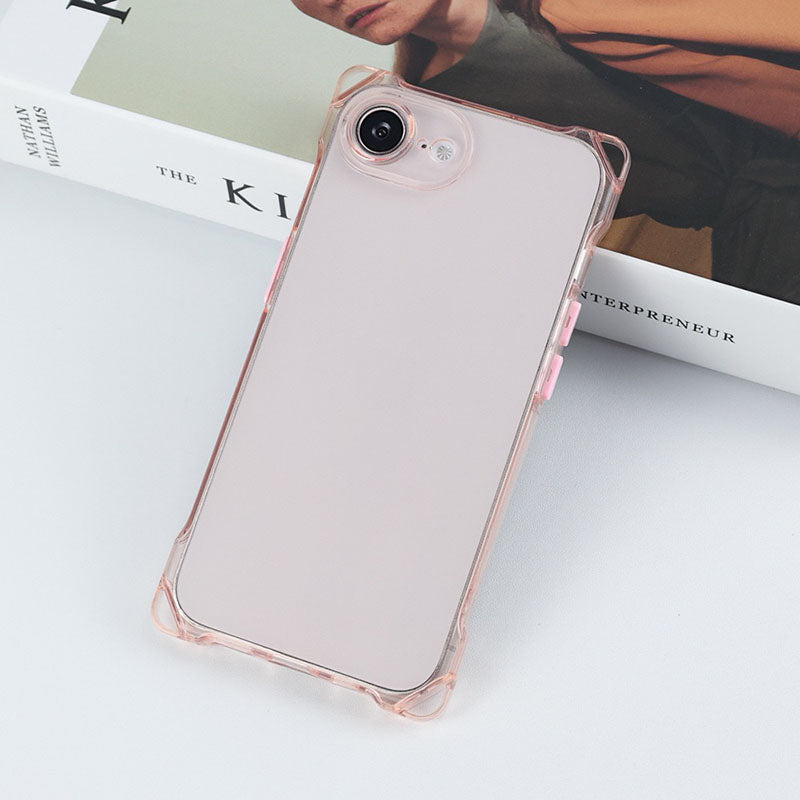 Crystal Clear Shockproof Transparent Soft TPU Phone Cover for iPhone 16E Mobile Phone Cases 16 Promax 16Plus