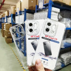 Soft TPU Shockproof Phone Cases for Oppo Find X9 X9Pro X8Ultra X8Pro X8S Sports Design Anti-Drop Transparent Phone Cover 1.5mm