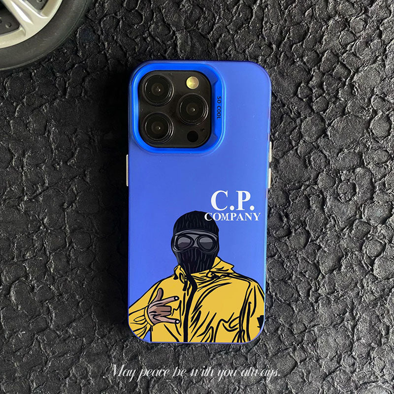 Luxury Designer Sports Mobile Phone Case UV Painting for iPhone 17 Pro Max 16 15 Plus 14 IMD Phone Cover for Cp Company
