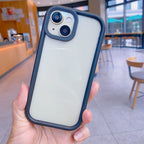 Luxury Hard Acrylic Shockproof Phone Case for iPhone 11 12 13 14 15 16 17 Pro Max Transparent Back Cover Camera Frame Case